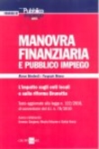 MANOVRA FINANZIARIA E PUBBLICO IMPIEGO
