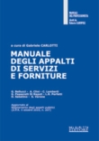 MANUALE DEGLI APPALTI DI SERVIZI E FORNITURE