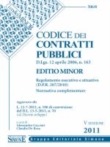 Codice dei Contratti Pubblici - (Editio minor)