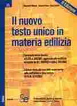 Il nuovo testo unico in materia edilizia