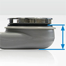 Sifone ribassato Valsir: alte prestazioni in soli 58 mm di spessore